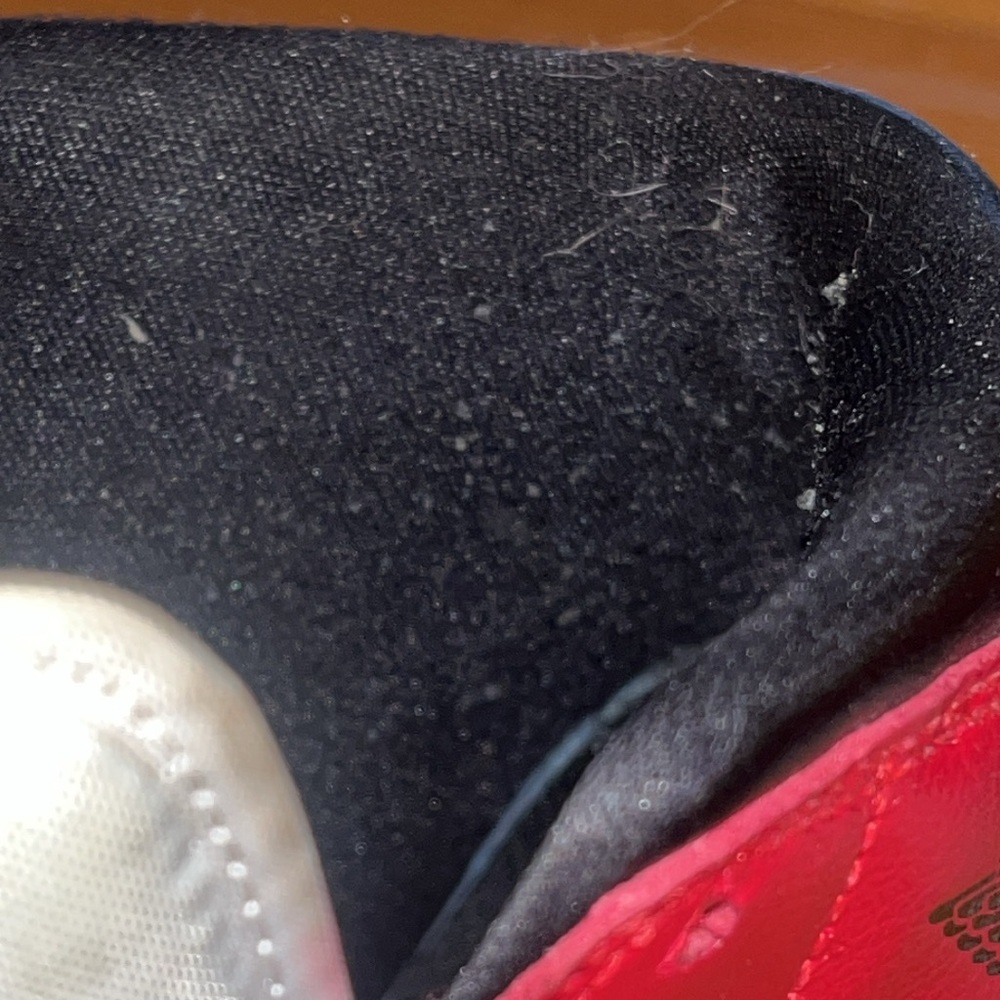 Nike Air Jordan Mid Toe Black/Red/White Womens 9 - Picture 7 of 11